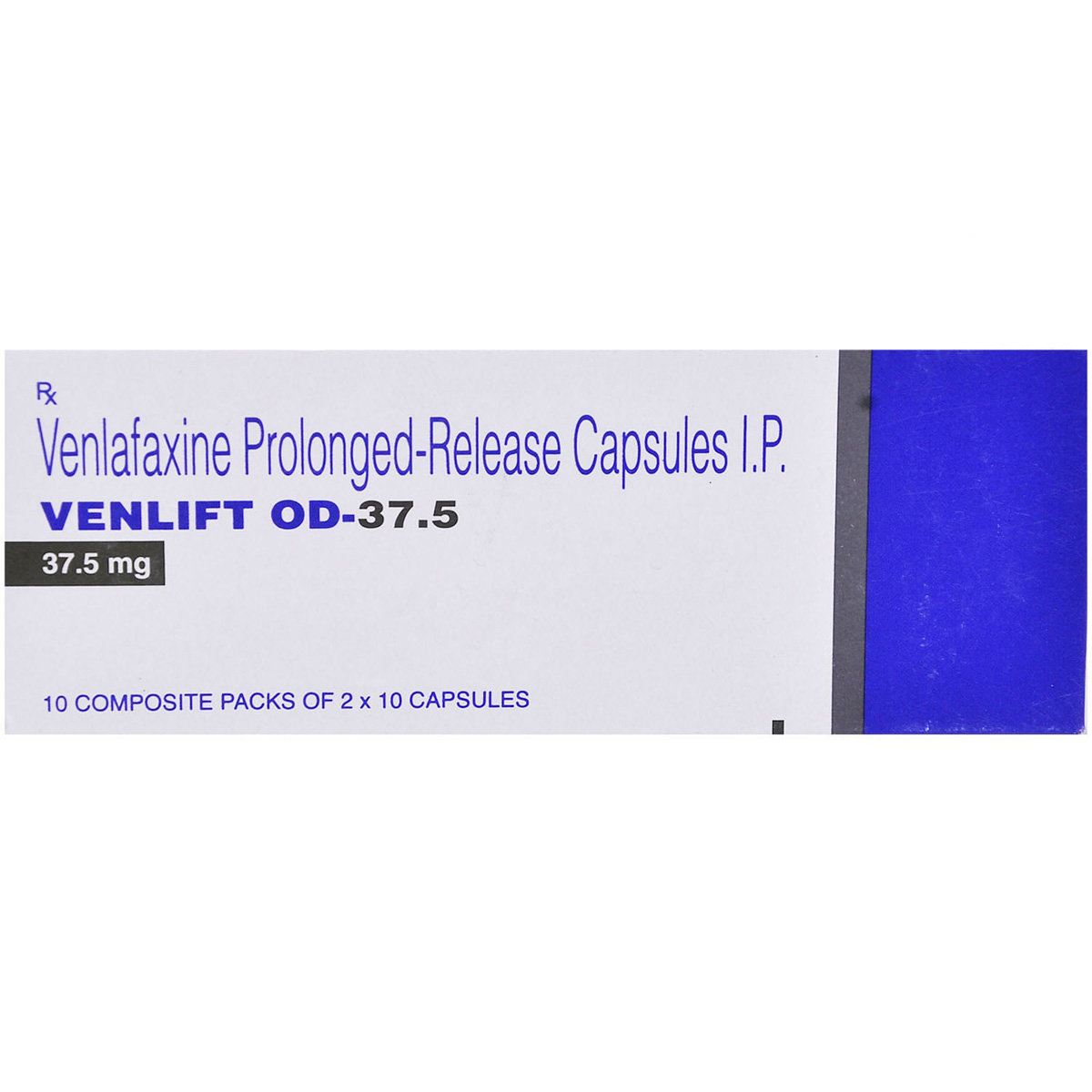 Venlift OD-37.5 Capsule 10's, Pack of 10 CAPSULES Venlift OD-37.5 Capsule 10's, Pack of 10 CAPSULES
