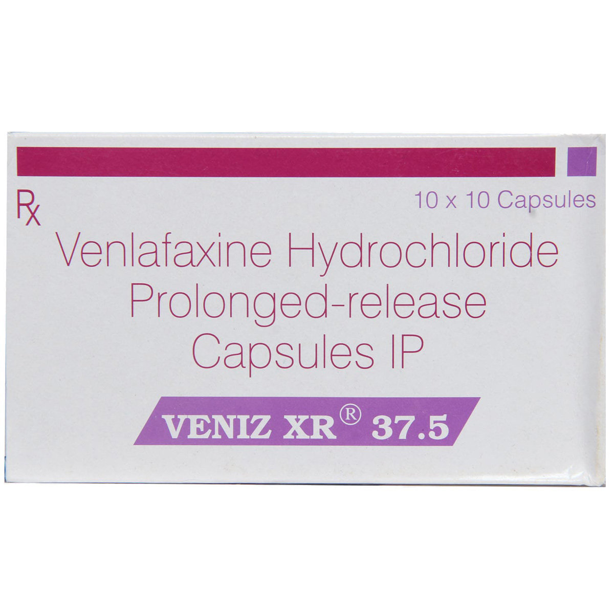 Veniz XR 37.5 Capsule 10's, Pack of 10 CAPSULES Veniz XR 37.5 Capsule 10's, Pack of 10 CAPSULES