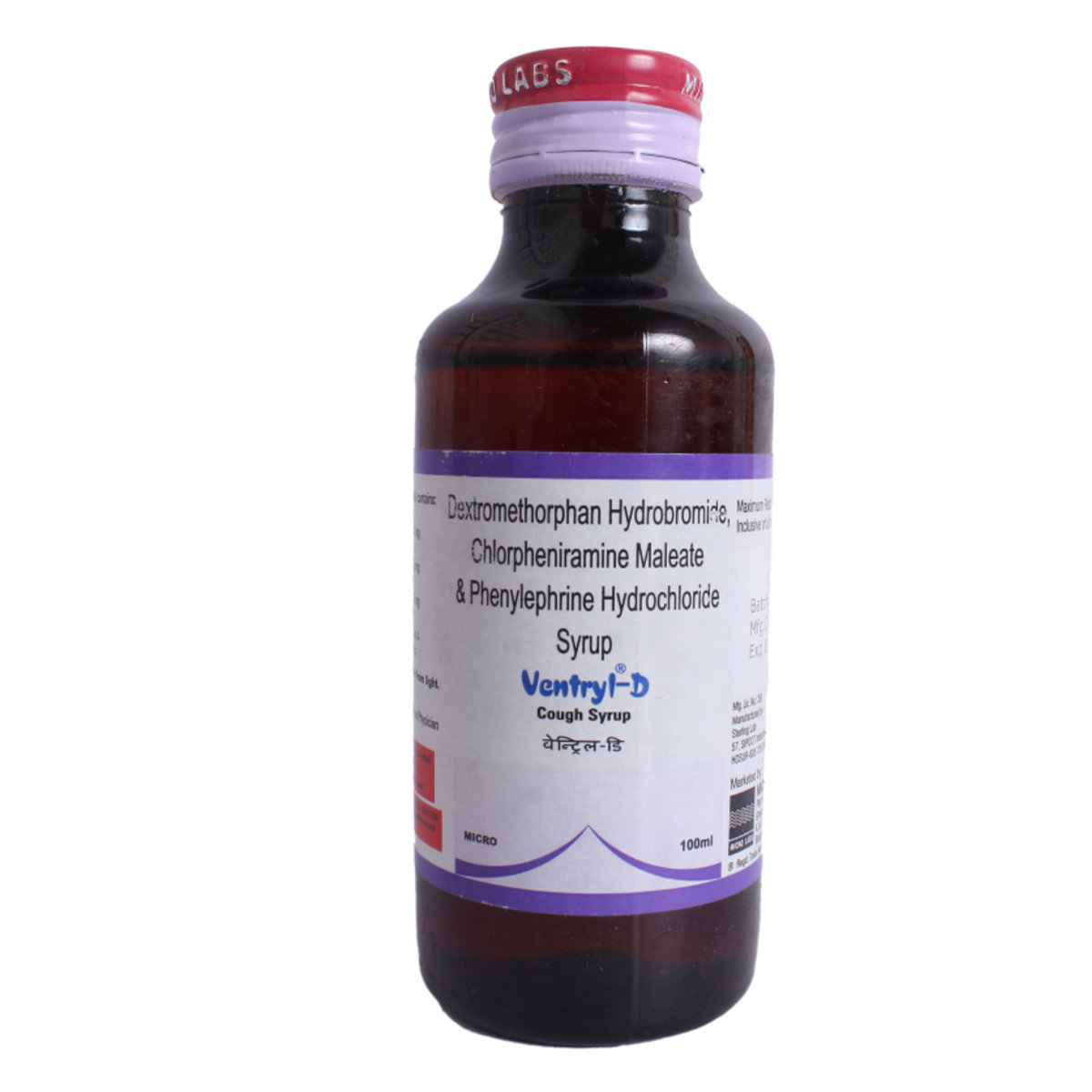 Ventryl D Syrup 100 ml, Pack of 1 Syrup Ventryl D Syrup 100 ml, Pack of 1 Syrup