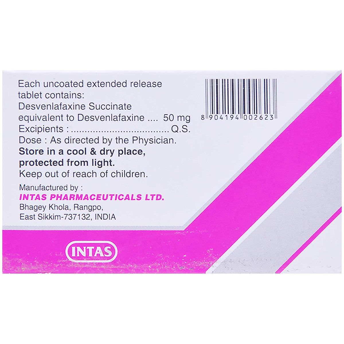 Ventab DXT 50 Tablet 10's, Pack of 10 TABLETS Ventab DXT 50 Tablet 10's, Pack of 10 TABLETS
