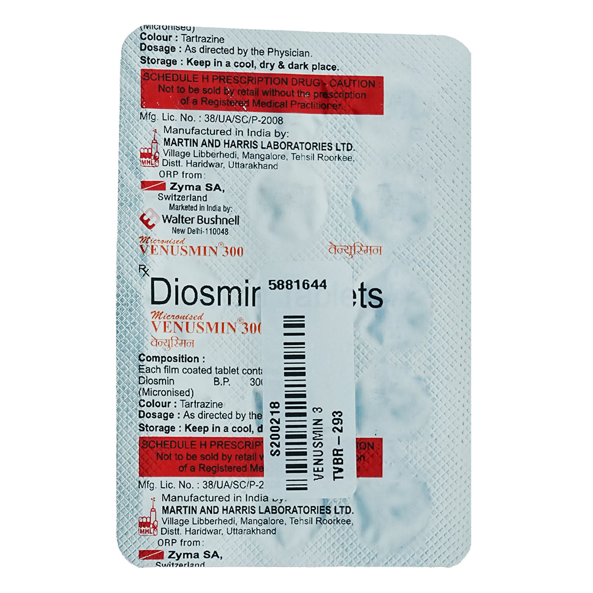 Venusmin 300 Tablet 15's, Pack of 15 TabletS Venusmin 300 Tablet 15's, Pack of 15 TabletS