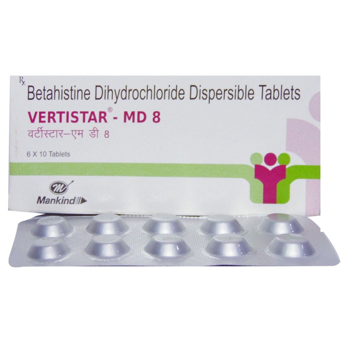 Vertistar-MD 8 Tablet 10's, Pack of 10 TABLETS Vertistar-MD 8 Tablet 10's, Pack of 10 TABLETS
