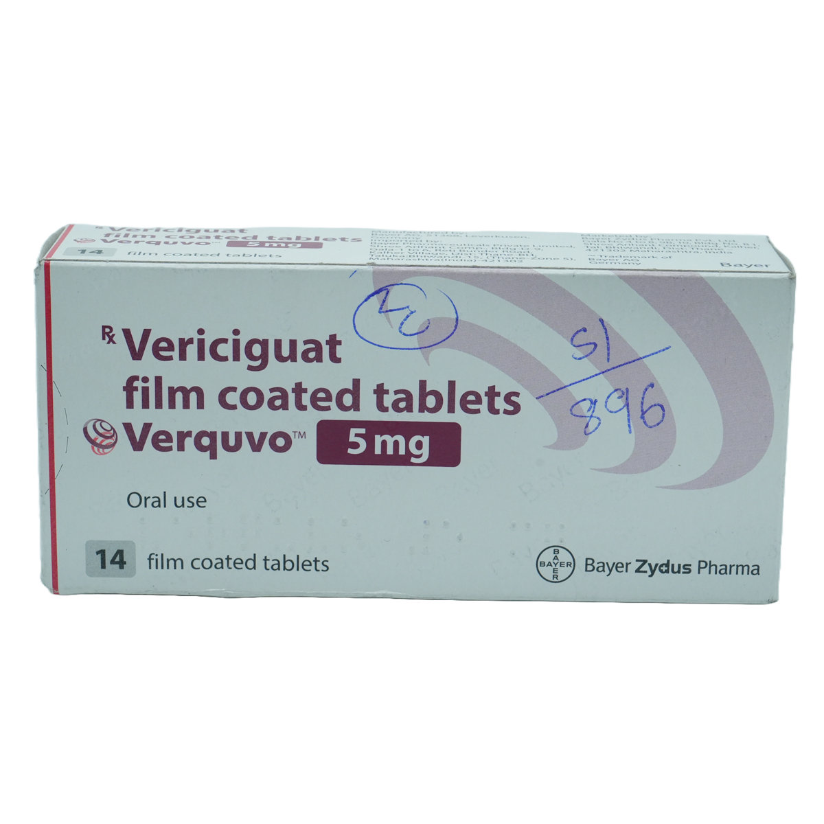 Verquvo 5 mg Tablet 14's, Pack of 14 TabletS Verquvo 5 mg Tablet 14's, Pack of 14 TabletS