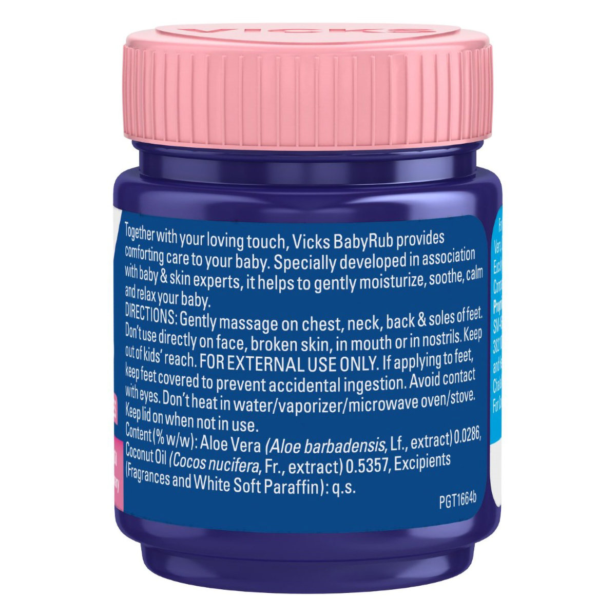 Vicks Baby Rub Balm, 50 ml, Pack of 1 Vicks Baby Rub Balm, 50 ml, Pack of 1