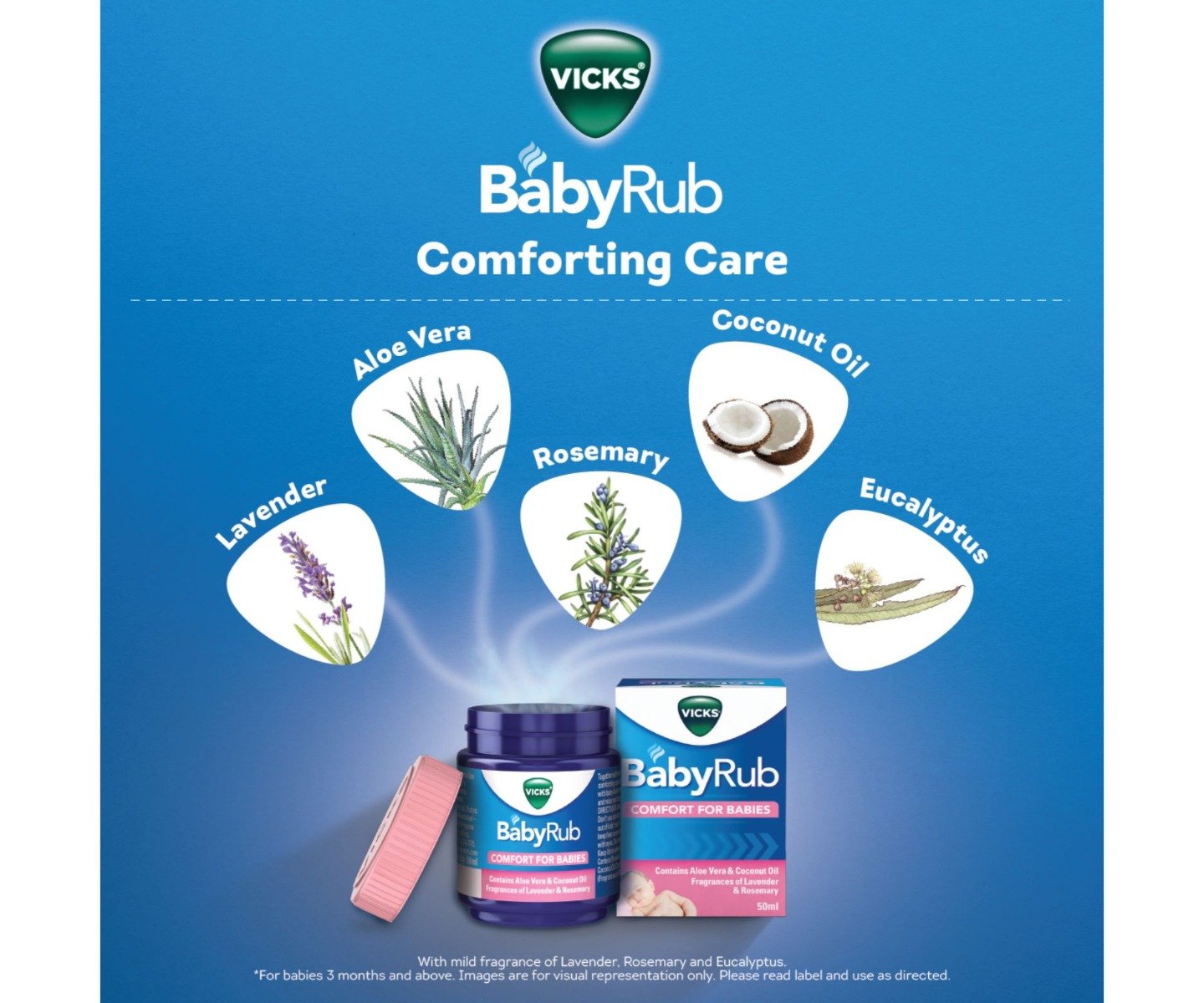 Vicks Baby Rub Balm, 50 ml, Pack of 1 Vicks Baby Rub Balm, 50 ml, Pack of 1