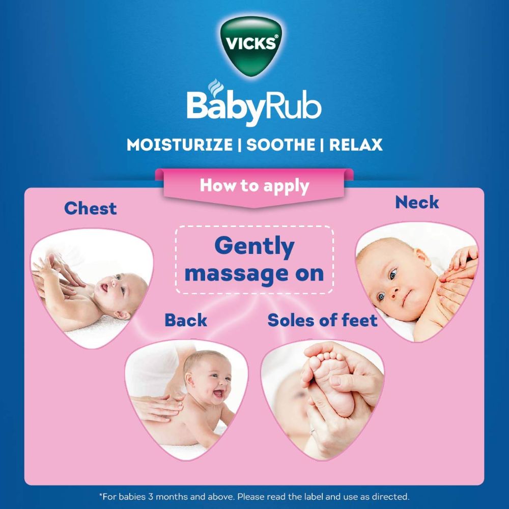 Vicks Baby Rub Balm, 25 ml, Pack of 1 Vicks Baby Rub Balm, 25 ml, Pack of 1