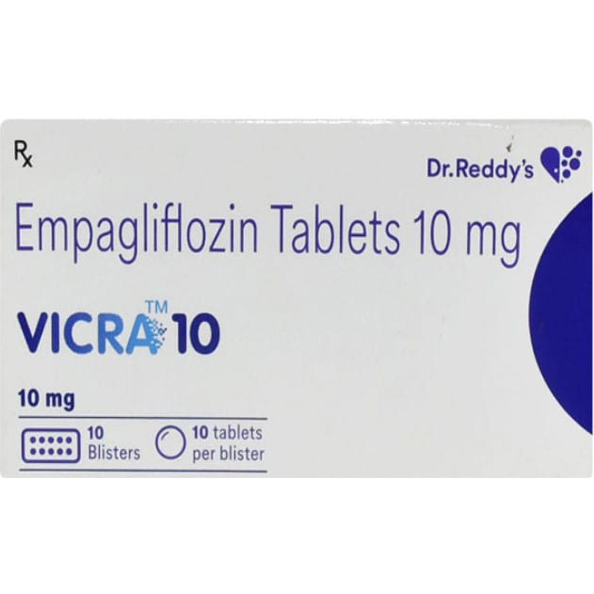 Vicra 10 Tablet 10's, Pack of 10 TABLETS Vicra 10 Tablet 10's, Pack of 10 TABLETS