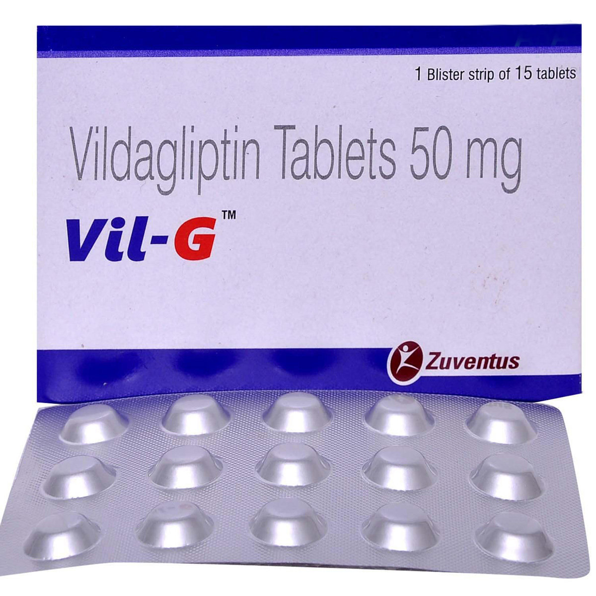 Vil G 50 Tablet 15's, Pack of 15 TABLETS Vil G 50 Tablet 15's, Pack of 15 TABLETS