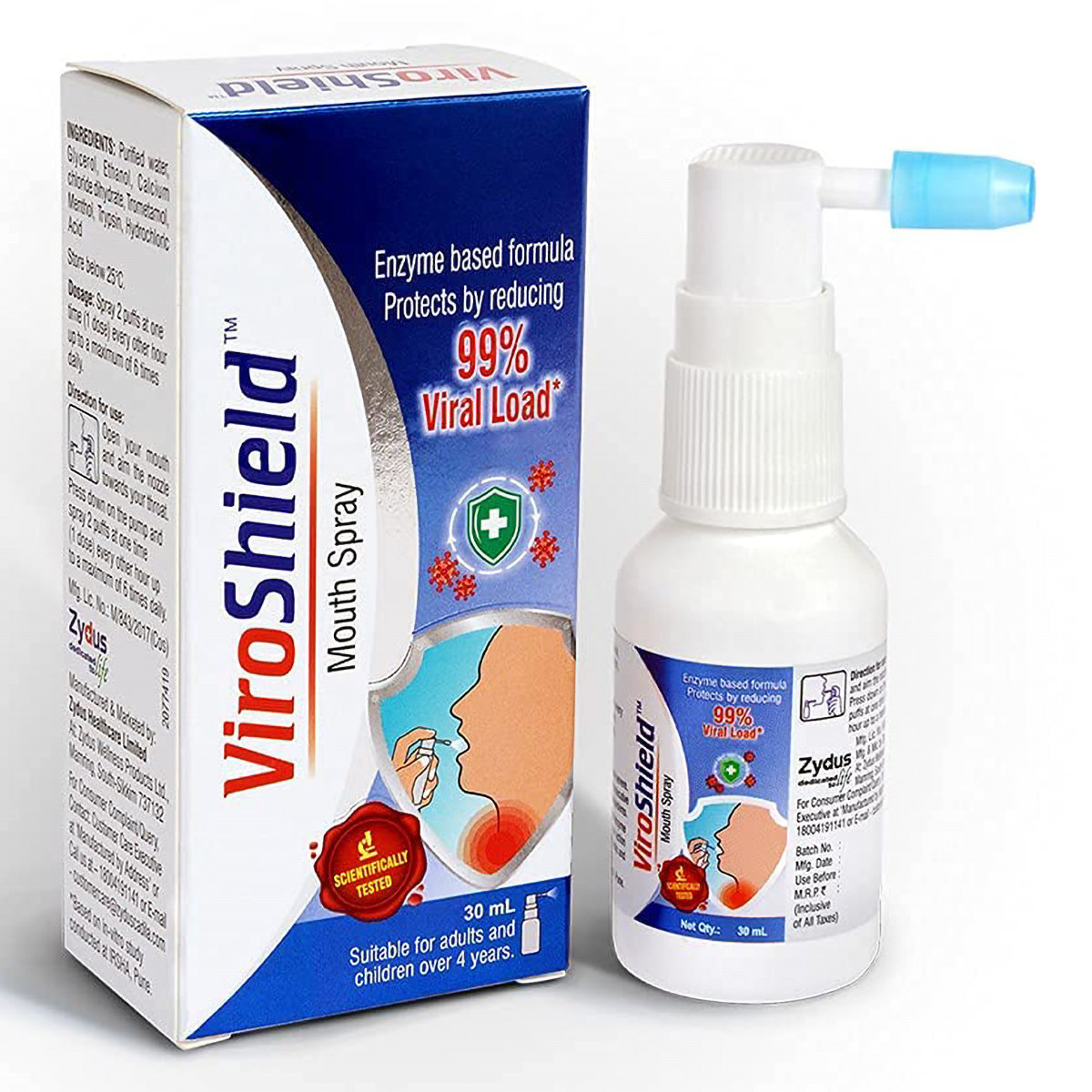 Viroshield Mouth Spray, 30 ml, Pack of 1 Viroshield Mouth Spray, 30 ml, Pack of 1