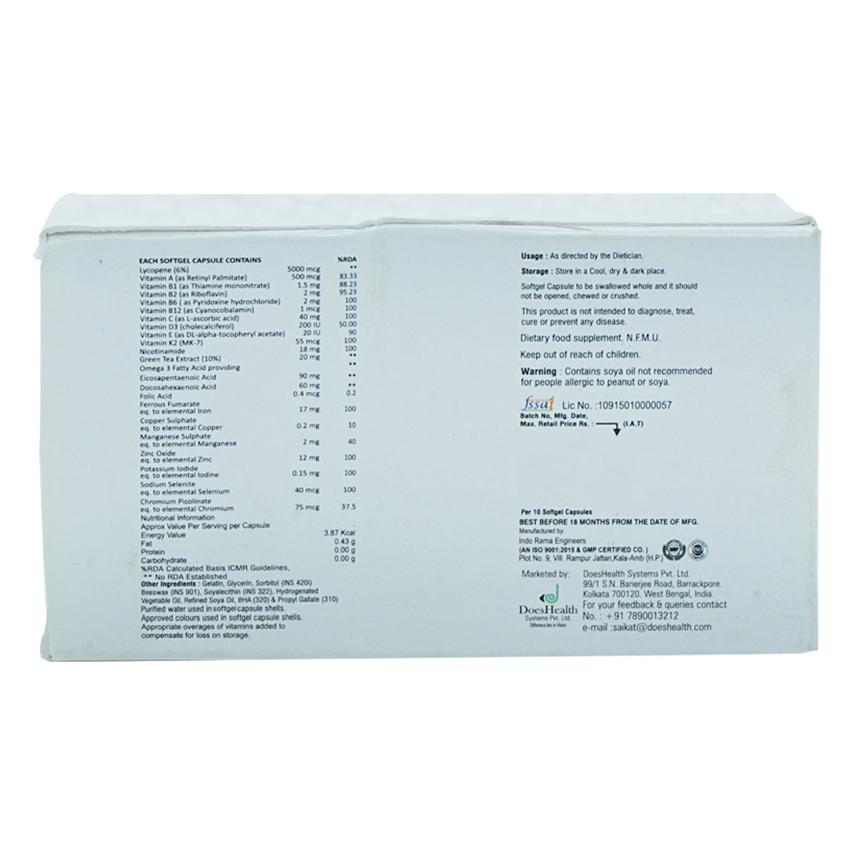 Vital-I Capsule 10's, Pack of 10 Vital-I Capsule 10's, Pack of 10