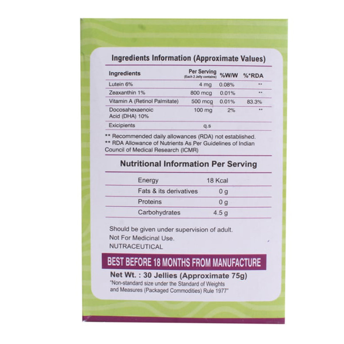 Vittles Jelly 30's, Pack of 1 Vittles Jelly 30's, Pack of 1