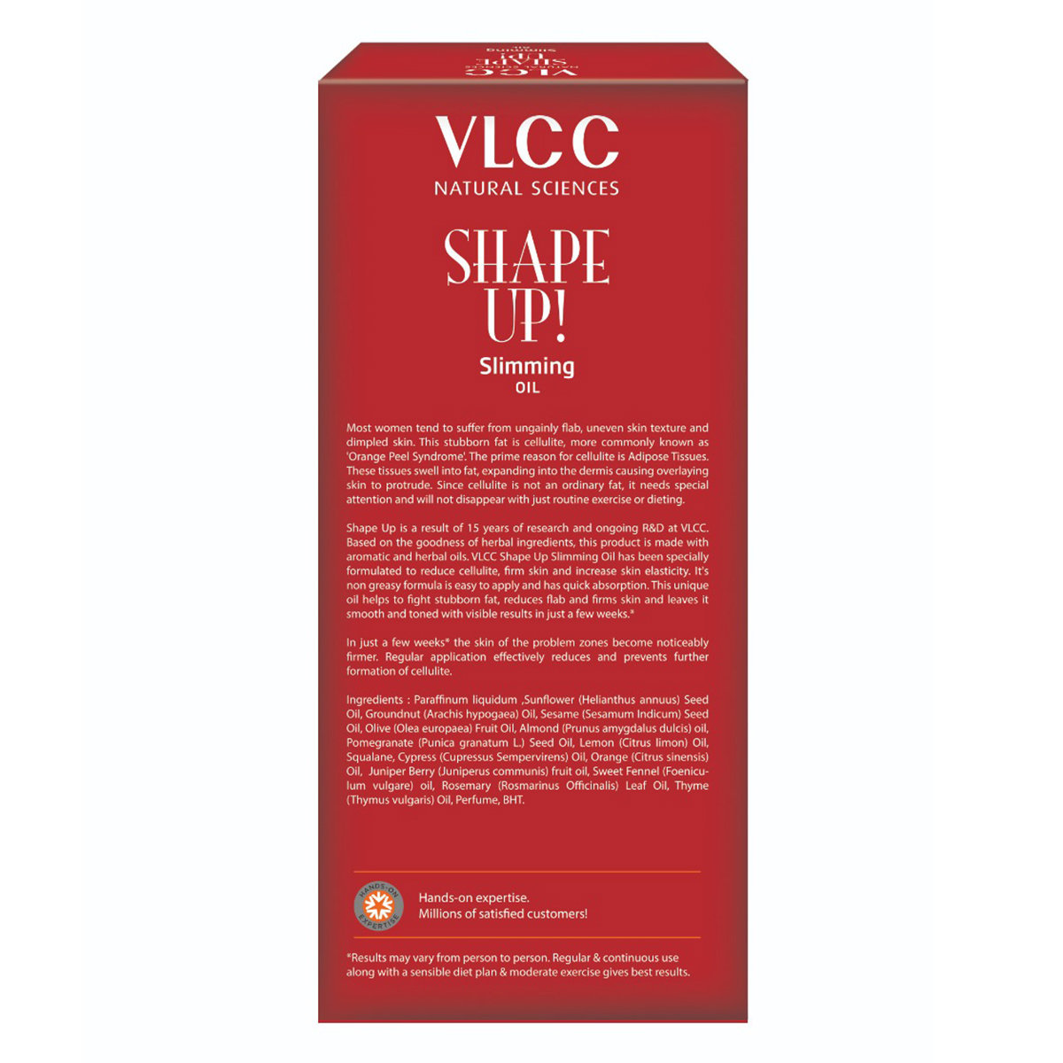 VLCC Shape Up Slimming Oil 100 ml | Flab Reducing Oil | Firms Skin In Few Weeks | Shaping Solution | No Greasy Formula, Pack of 1 VLCC Shape Up Slimming Oil 100 ml | Flab Reducing Oil | Firms Skin In Few Weeks | Shaping Solution | No Greasy Formula, Pack of 1