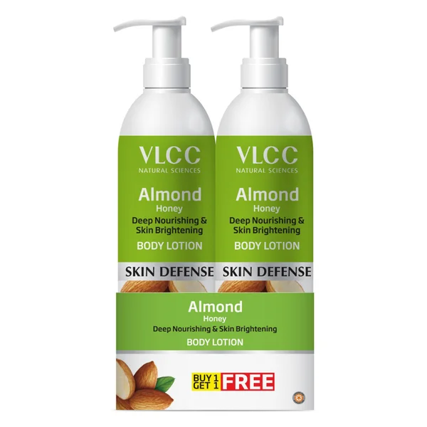 VLCC Almond Body Lotion, 2 x 350 ml, Pack of 1