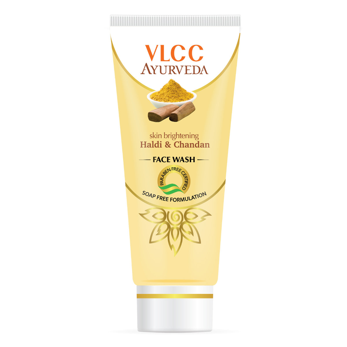 VLCC Ayurveda Skin Brightening Face Wash 100 ml | Haldi & Chandan | Brightens Skin | Reduces Blemishes | Soap Free Formula, Pack of 1 VLCC Ayurveda Skin Brightening Face Wash 100 ml | Haldi & Chandan | Brightens Skin | Reduces Blemishes | Soap Free Formula, Pack of 1