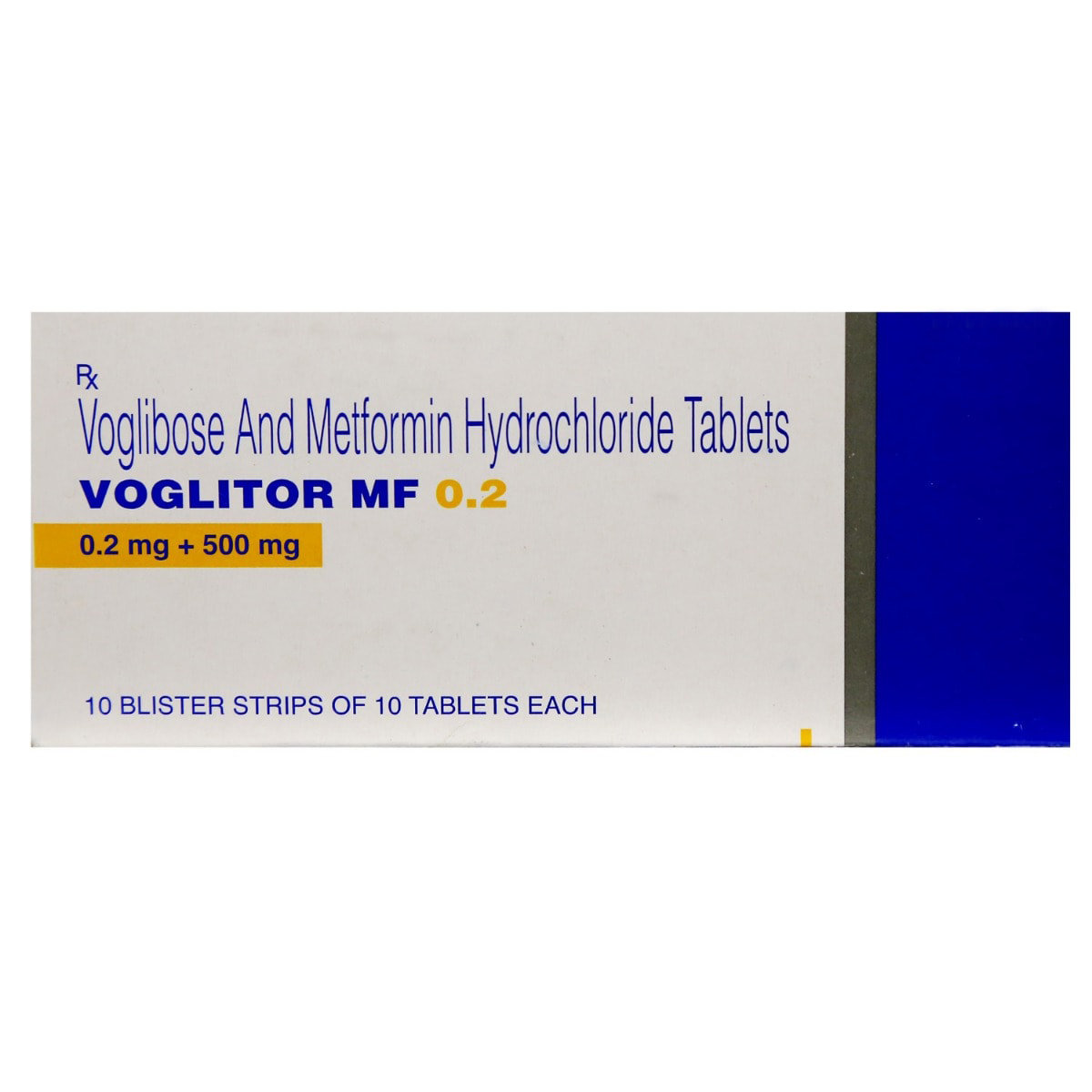Voglitor MF 0.2 Tablet 10's, Pack of 10 Voglitor MF 0.2 Tablet 10's, Pack of 10