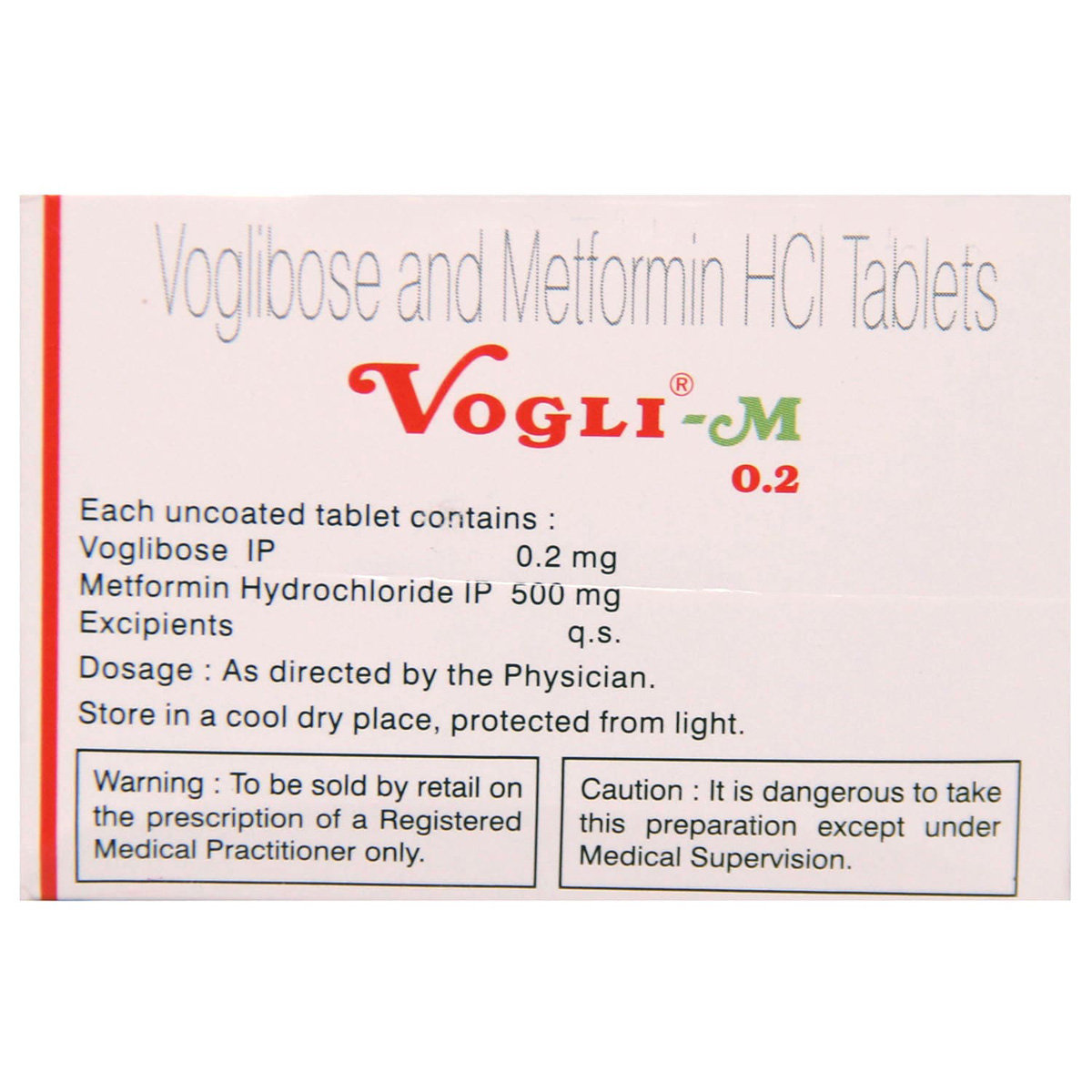Vogli-M 0.2 Tablet 10's, Pack of 10 Vogli-M 0.2 Tablet 10's, Pack of 10