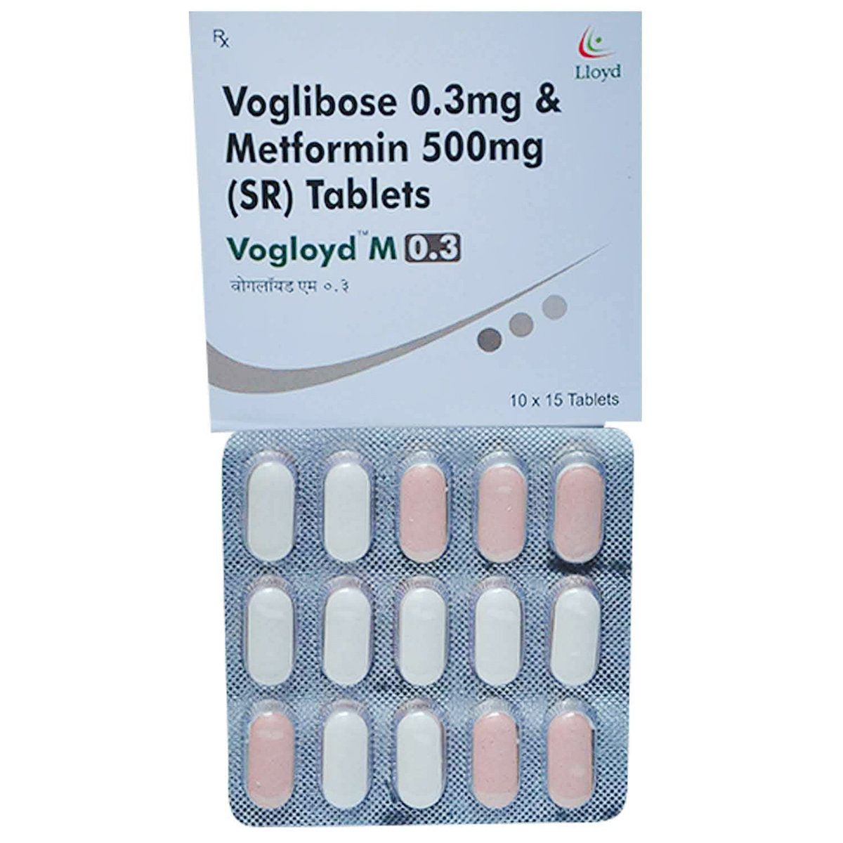 Vogloyd M 0.3 Tablet 15's, Pack of 15 Vogloyd M 0.3 Tablet 15's, Pack of 15