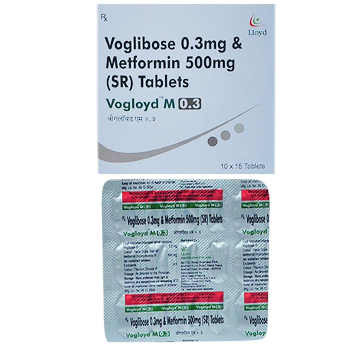 Vogloyd M 0.3 Tablet 15's, Pack of 15 Vogloyd M 0.3 Tablet 15's, Pack of 15