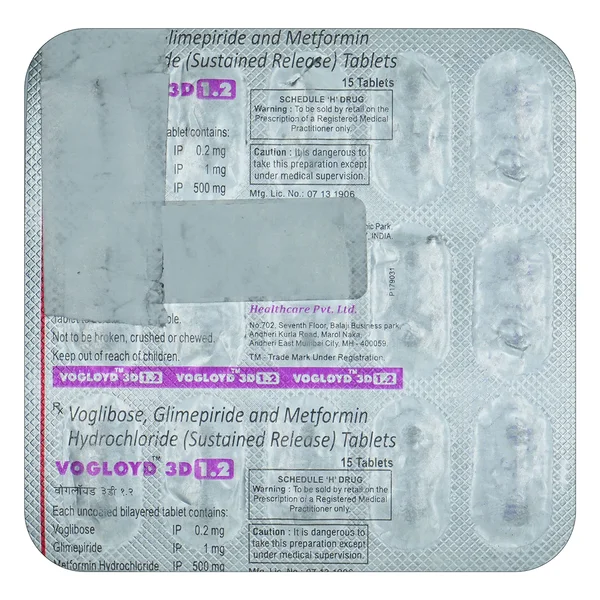 Vogloyd 3D 1.2 Tablet 15's, Pack of 15 TabletS