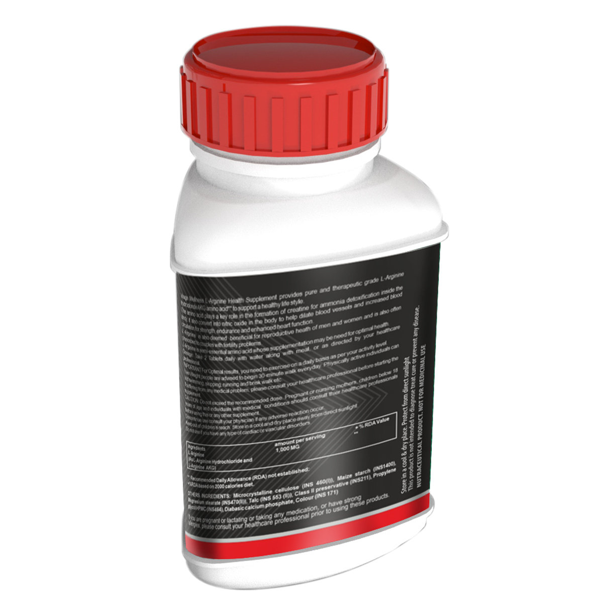 Vogue Wellness L-Arginine Maximum Strength, 60 Tablets, Pack of 1 Vogue Wellness L-Arginine Maximum Strength, 60 Tablets, Pack of 1