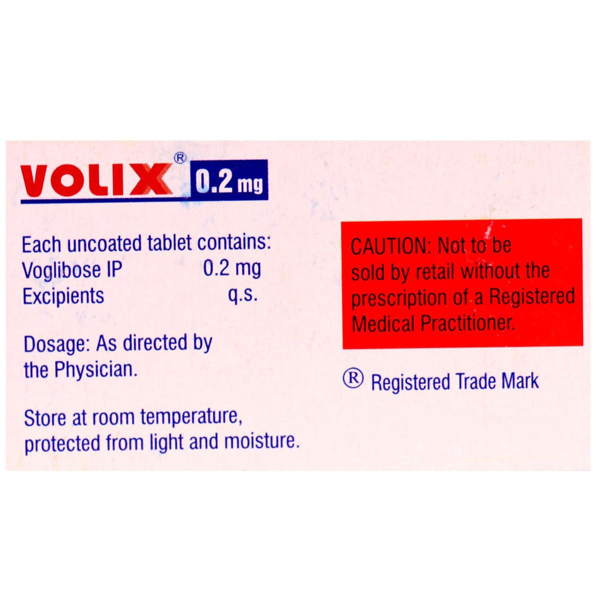Volix 0.2 Tablet 15's, Pack of 15 TABLETS Volix 0.2 Tablet 15's, Pack of 15 TABLETS