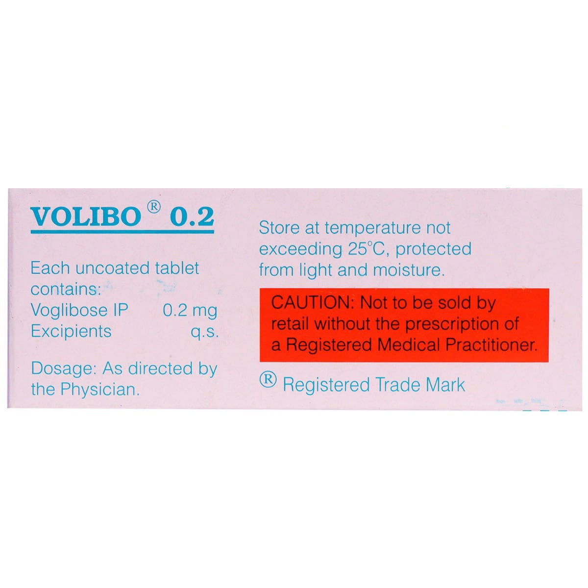 Volibo 0.2 Tablet 10's, Pack of 10 TABLETS Volibo 0.2 Tablet 10's, Pack of 10 TABLETS