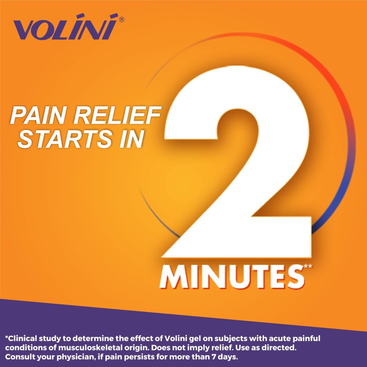Volini Pain Relief Gel, 50 gm, Pack of 1 Volini Pain Relief Gel, 50 gm, Pack of 1