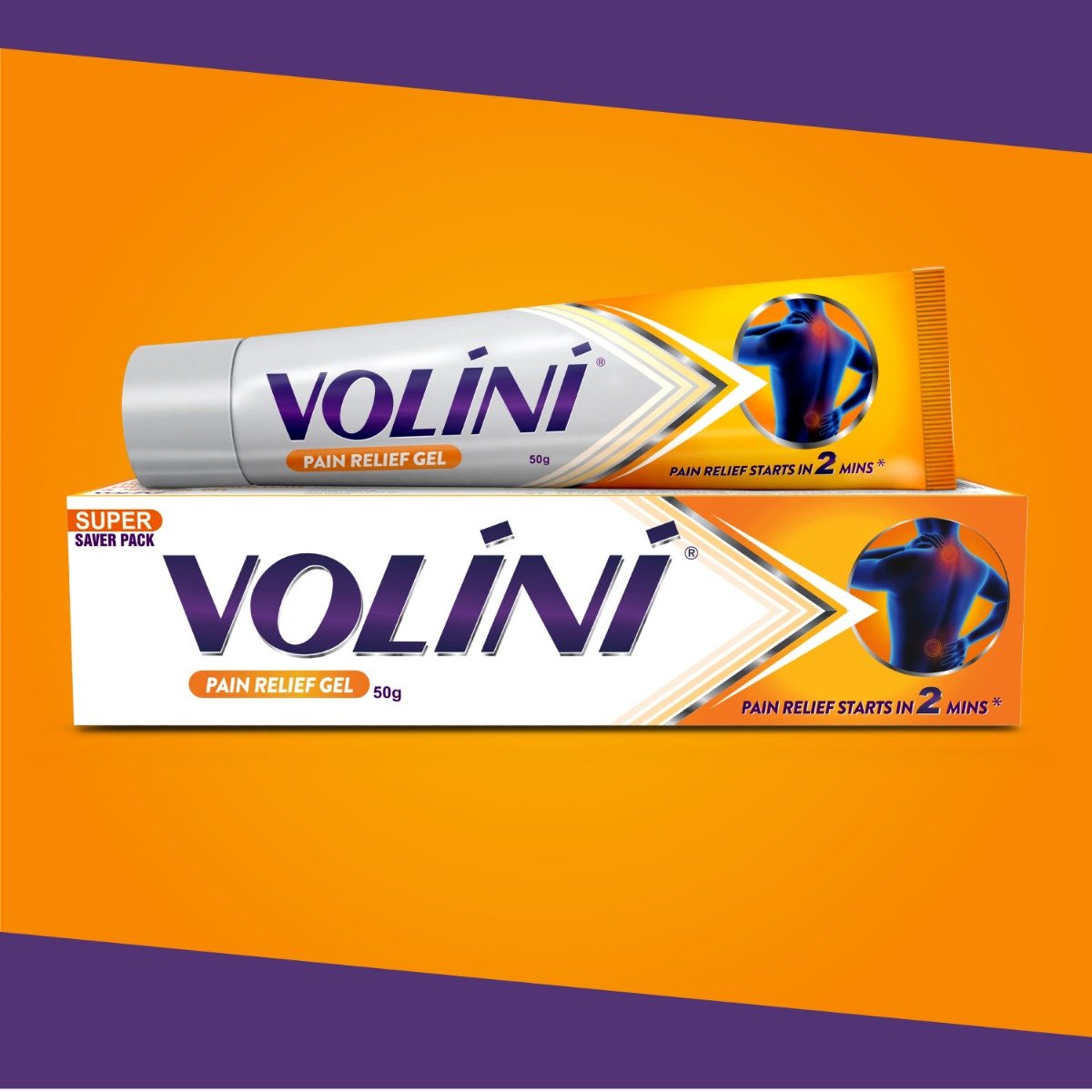 Volini Pain Relief Gel, 50 gm, Pack of 1 Volini Pain Relief Gel, 50 gm, Pack of 1