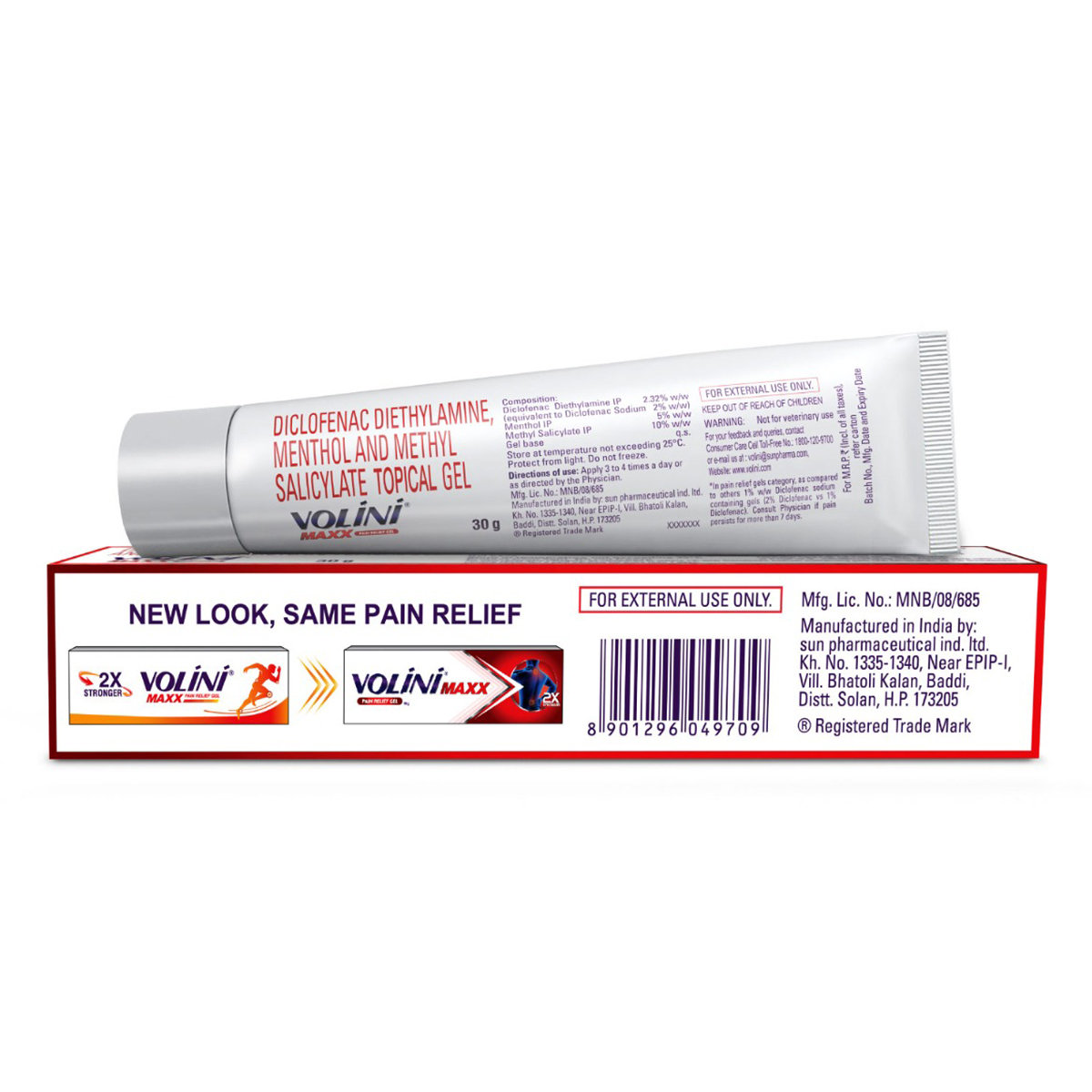 Volini Maxx Pain Relief Gel, 30 gm, Pack of 1 Volini Maxx Pain Relief Gel, 30 gm, Pack of 1