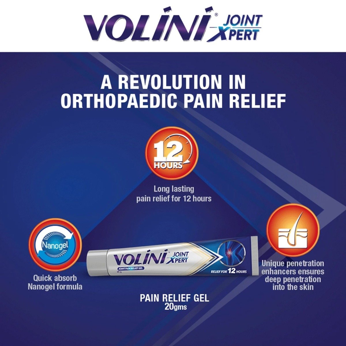 Volini Joint Xpert Gel, 20 gm, Pack of 1 Volini Joint Xpert Gel, 20 gm, Pack of 1