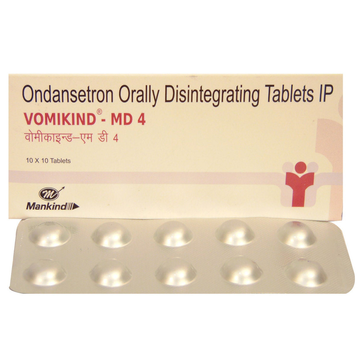 Vomikind MD 4 Tablet 10's, Pack of 10 TABLETS Vomikind MD 4 Tablet 10's, Pack of 10 TABLETS