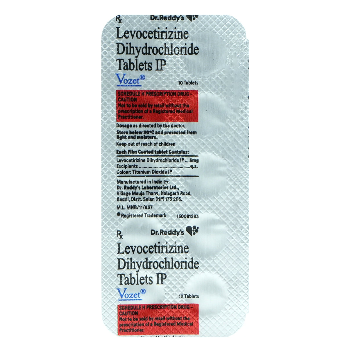 Vozet Tablet 10's, Pack of 10 TABLETS Vozet Tablet 10's, Pack of 10 TABLETS