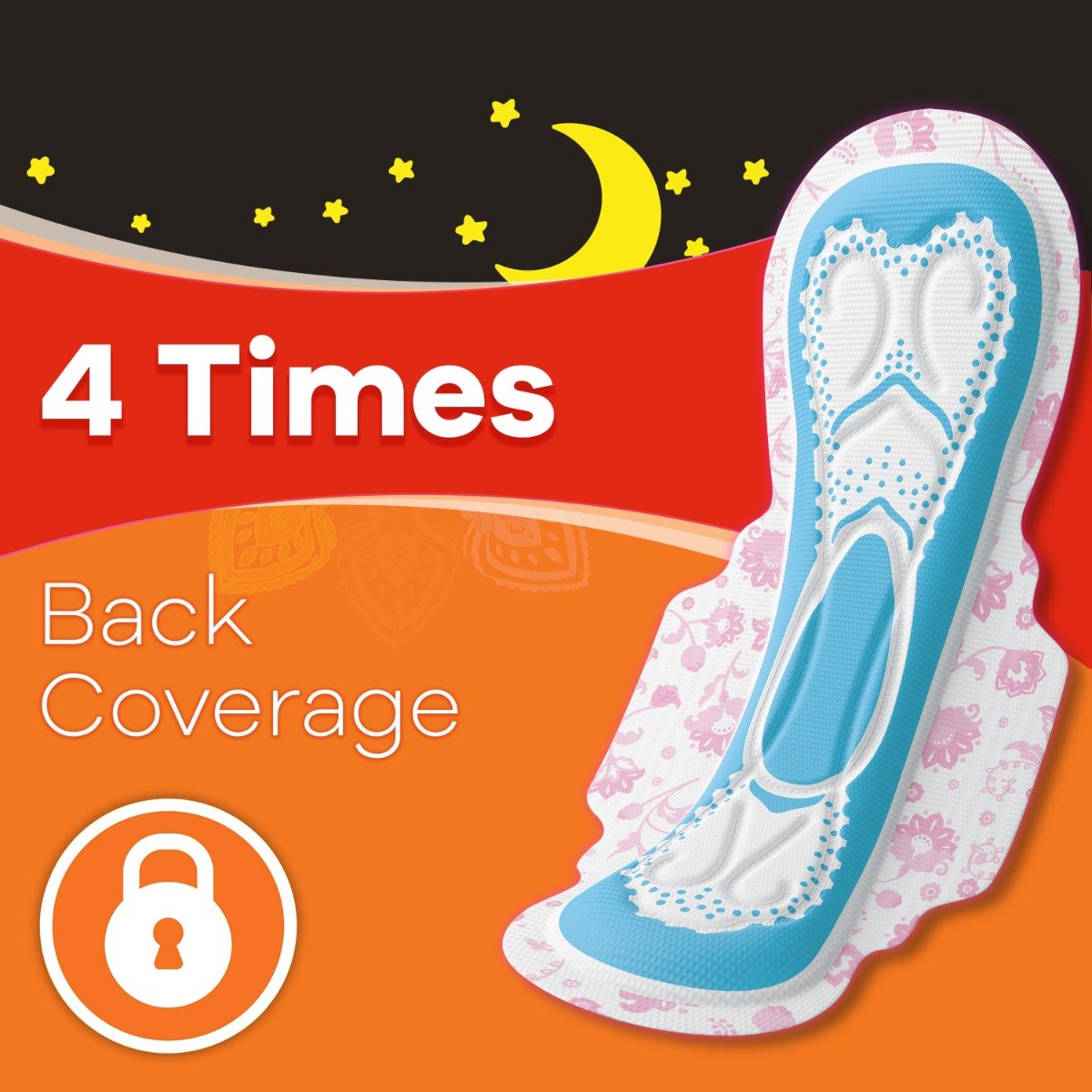 Whisper Choice Night Sanitary Pads XL+, 6 Count, Pack of 1 Whisper Choice Night Sanitary Pads XL+, 6 Count, Pack of 1