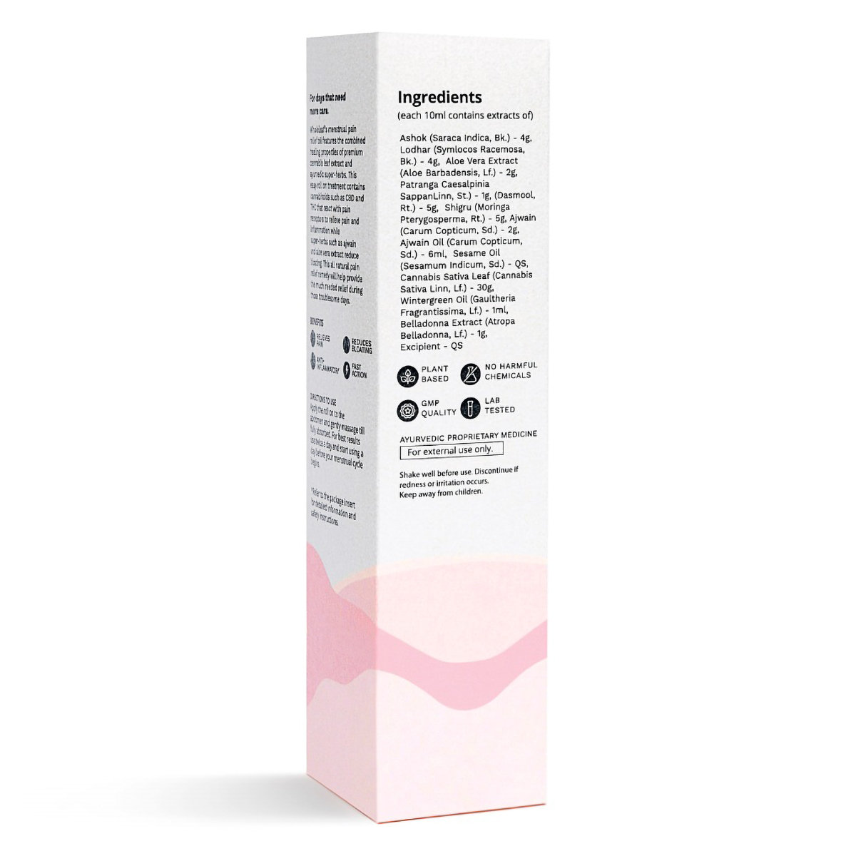 Wholeleaf Menstrual Pain Relief (CBD) Oil, 10 ml, Pack of 1 Wholeleaf Menstrual Pain Relief (CBD) Oil, 10 ml, Pack of 1