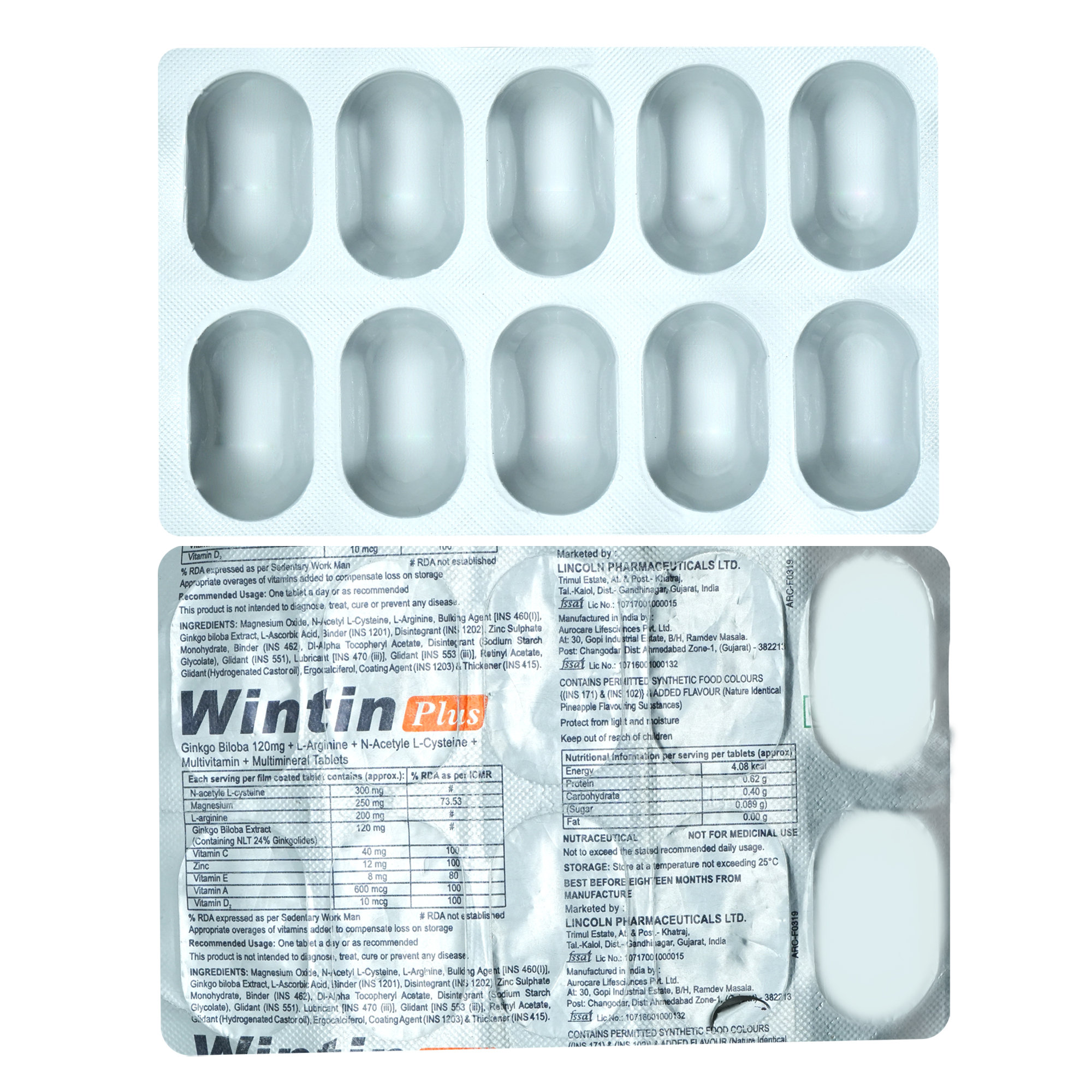 Wintin Plus Tablet 10's, Pack of 10 TABLETS Wintin Plus Tablet 10's, Pack of 10 TABLETS