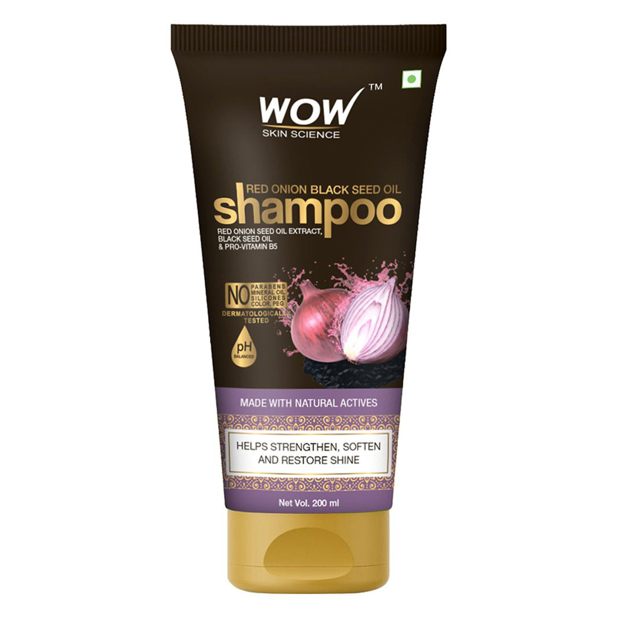 Wow Skin Science Red Onion Black Seed Oil Shampoo, 200 ml, Pack of 1 Wow Skin Science Red Onion Black Seed Oil Shampoo, 200 ml, Pack of 1