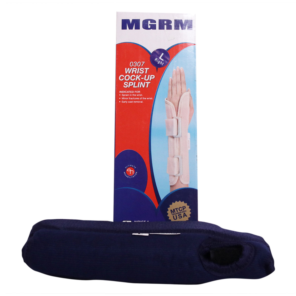 MGRM Wrist Cock Up Splint Right Hand Large 0307, 1 Count, Pack of 1 MGRM Wrist Cock Up Splint Right Hand Large 0307, 1 Count, Pack of 1