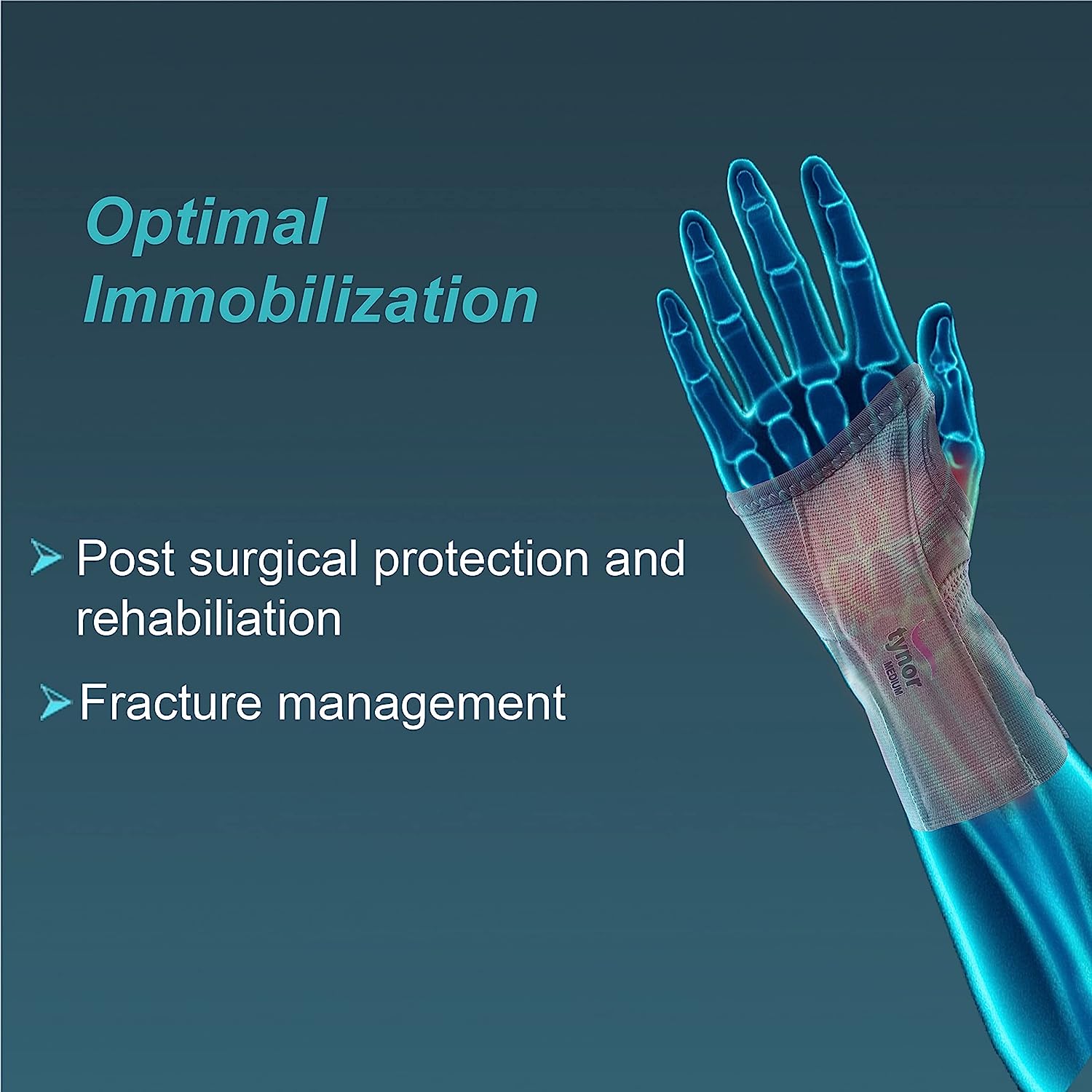 Tynor Wrist Splint Elastic Right/Left Hand Universal, 1 Count, Pack of 1 Tynor Wrist Splint Elastic Right/Left Hand Universal, 1 Count, Pack of 1