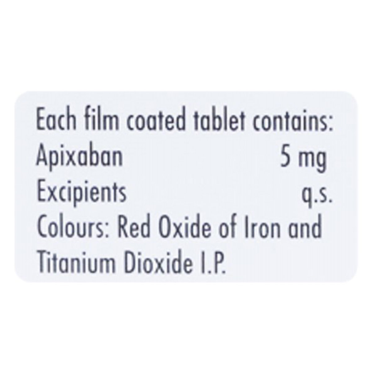 Xapilis 5 Tablet 14's, Pack of 14 TabletS Xapilis 5 Tablet 14's, Pack of 14 TabletS