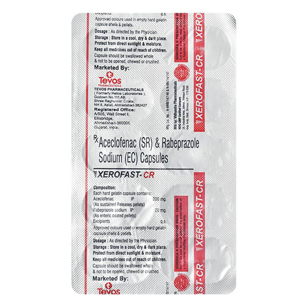 Xerofast-CR Capsule 10's, Pack of 10 Xerofast-CR Capsule 10's, Pack of 10