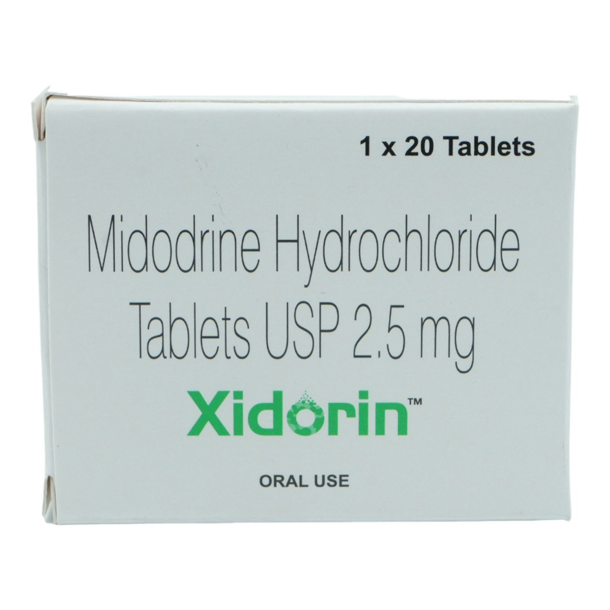 XIDORIN 2.5MG TAB, 20'S, Pack of 20 TabletS XIDORIN 2.5MG TAB, 20'S, Pack of 20 TabletS