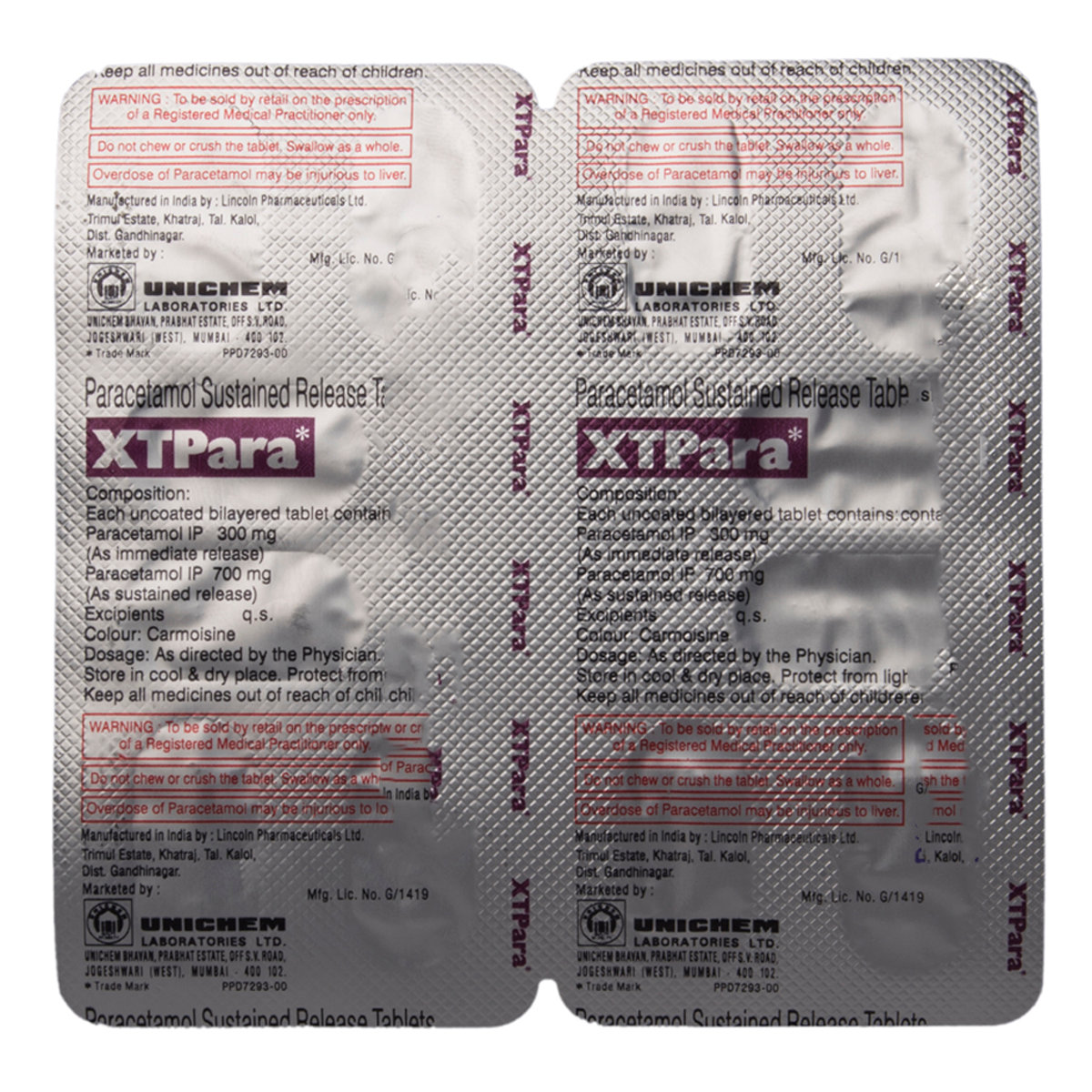 XTPara Proglet Tablet 12's, Pack of 12 XTPara Proglet Tablet 12's, Pack of 12