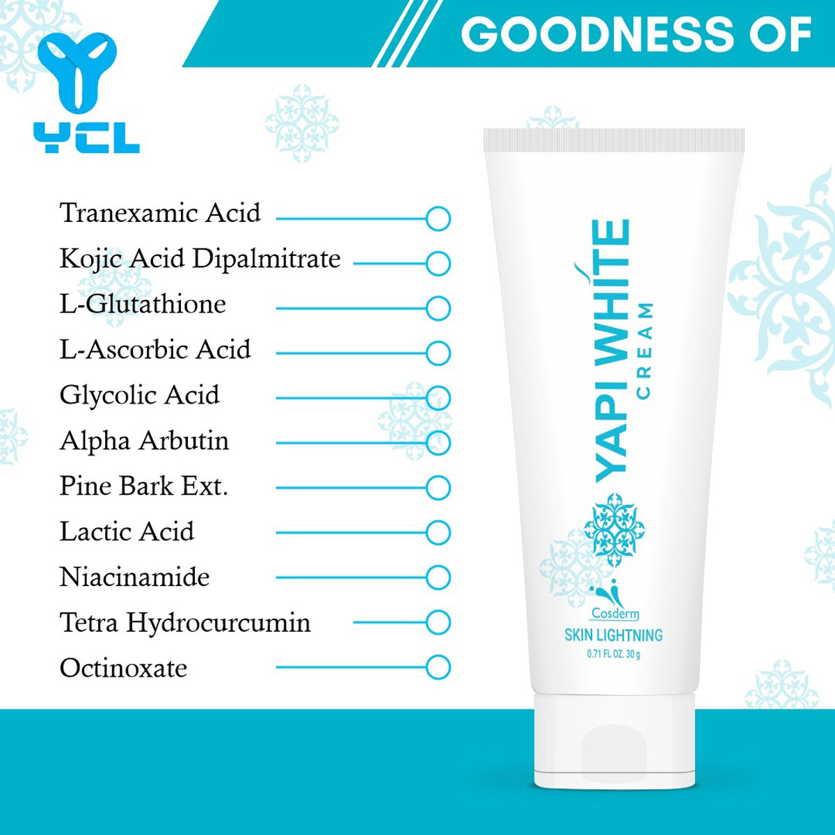 Yapiwhite Skin Lightening Cream 30 gm, Pack of 1 Yapiwhite Skin Lightening Cream 30 gm, Pack of 1