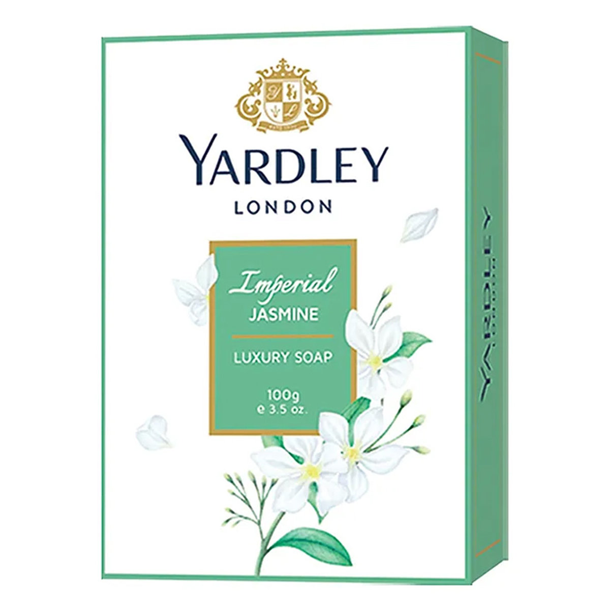 Yardley London Imperial Jasmine Luxury Soap 100 gm | Cleanses Skin | Long Lasting Freshness Of Jasmine, Pack of 1 Yardley London Imperial Jasmine Luxury Soap 100 gm | Cleanses Skin | Long Lasting Freshness Of Jasmine, Pack of 1