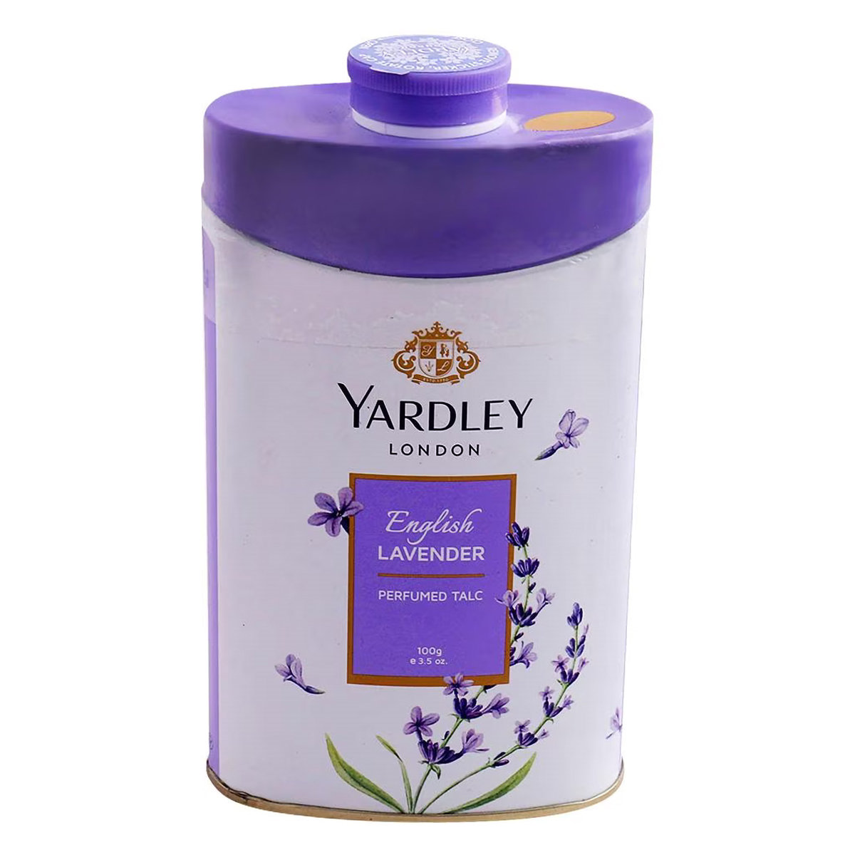 Yardley London English Lavender Perfumed Talc Powder 100 gm | All Day Freshness | With Fragrance Of English Lavender, Pack of 1 Yardley London English Lavender Perfumed Talc Powder 100 gm | All Day Freshness | With Fragrance Of English Lavender, Pack of 1