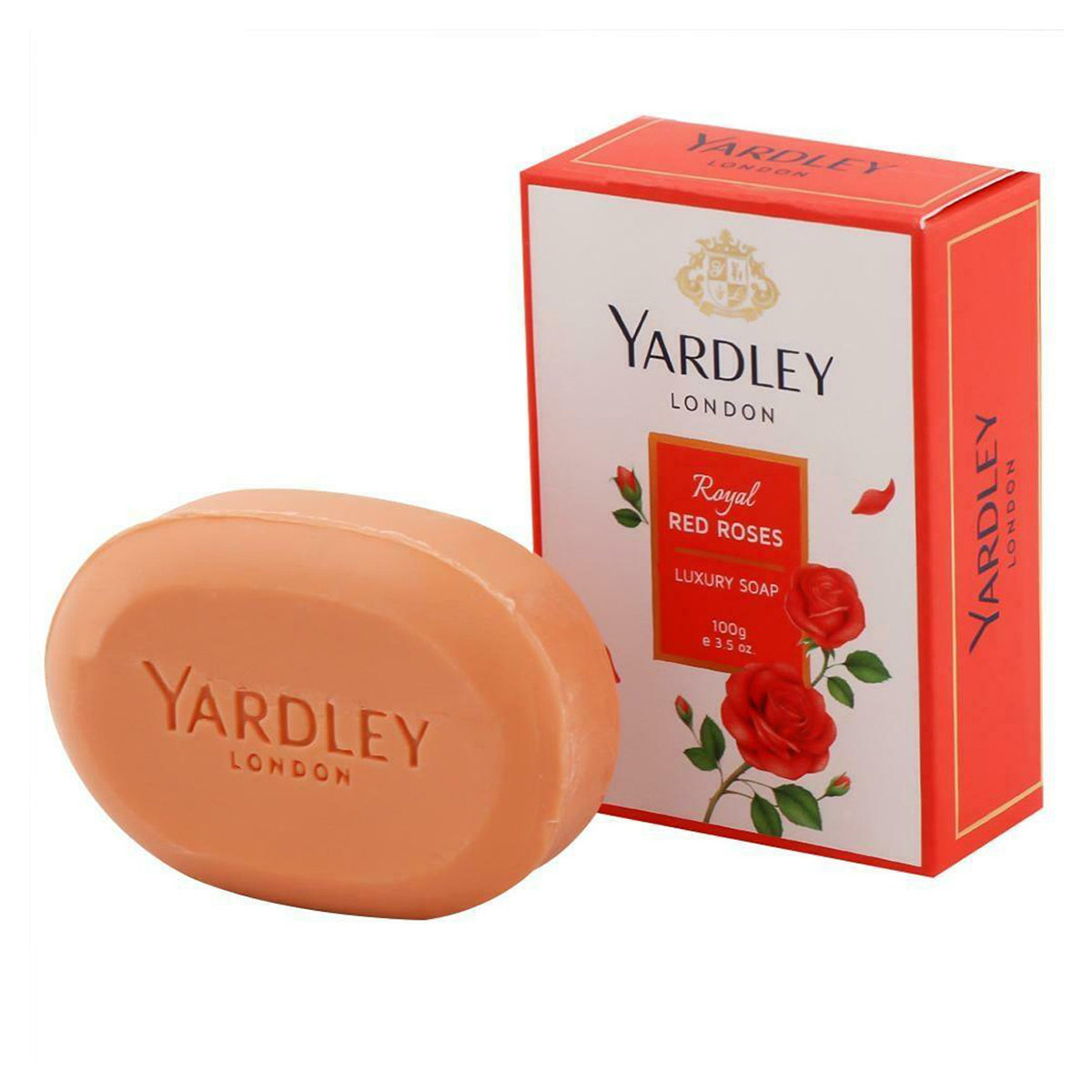 Yardley London Royal Red Roses Luxury Soap 100 gm | Cleanses Skin | With Scent Of Fresh Roses, Pack of 1 Yardley London Royal Red Roses Luxury Soap 100 gm | Cleanses Skin | With Scent Of Fresh Roses, Pack of 1