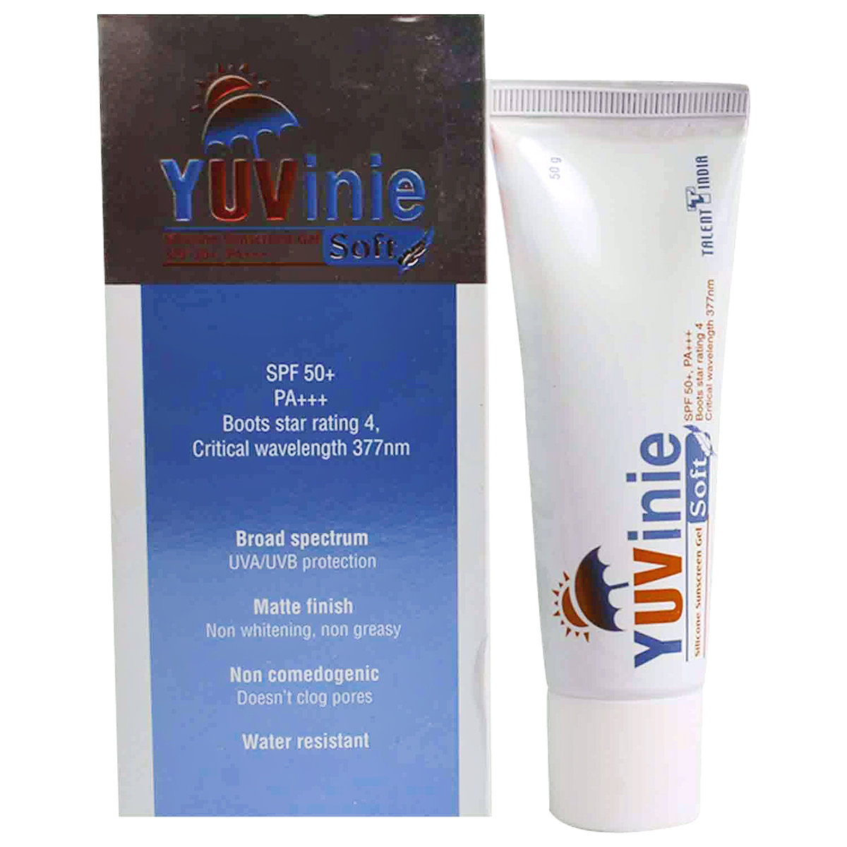 Yuvinie Soft Sunscreen Gel 50 gm, Pack of 1 Yuvinie Soft Sunscreen Gel 50 gm, Pack of 1