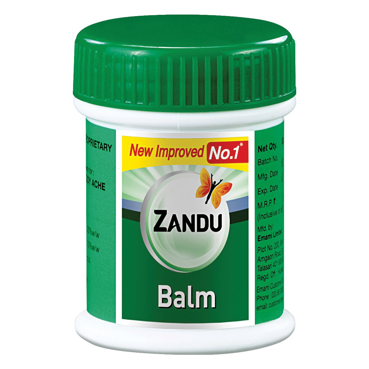 Zandu Balm, 25 ml, Pack of 1 Zandu Balm, 25 ml, Pack of 1
