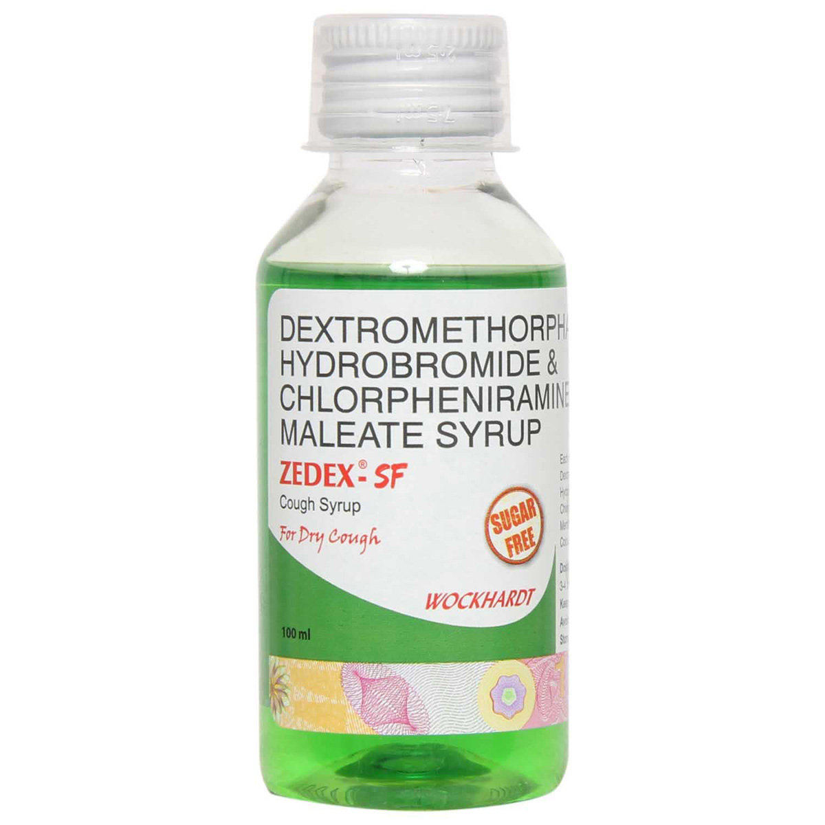 Zedex-SF Cough Syrup 100 ml, Pack of 1 Syrup Zedex-SF Cough Syrup 100 ml, Pack of 1 Syrup