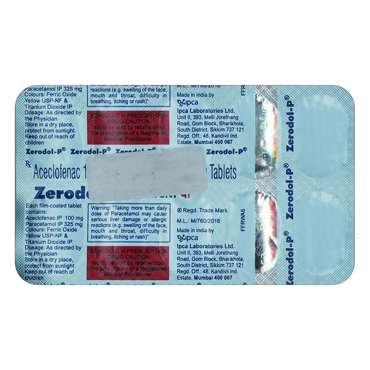 Zerodol-P Tablet 10's, Pack of 10 TABLETS Zerodol-P Tablet 10's, Pack of 10 TABLETS